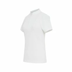 Samshield Women's Cassy Short Sleeve Show Shirt -Farm House Tack Sales Shop Samshield Cassy White Front