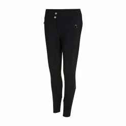Samshield Women's Clara Knee Grip Breeches -Farm House Tack Sales Shop Samshield Clara.Knee .Grip Black Front