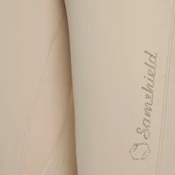 Samshield Women's Clara Knee Grip Breeches -Farm House Tack Sales Shop Samshield Clara.Knee .Grip Sand Logo