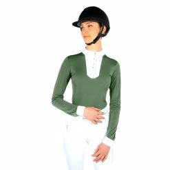 Samshield Women's Faustina Show Shirt 39 Samshield Women's Faustina Show Shirt -Farm House Tack Sales Shop Samshield FAUSTINA Agave TT 00