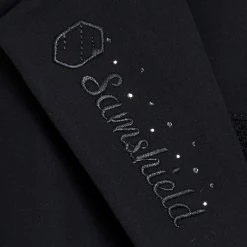 Samshield Women's Frac Crystal Fabric Shadbelly 5 Samshield Women's Frac Crystal Fabric Shadbelly -Farm House Tack Sales Shop Samshield Frac.Crystal.Fabric Shadbelly Black Logo
