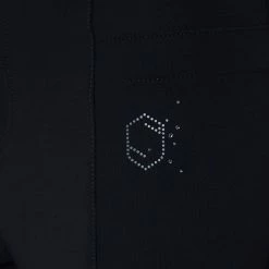 Samshield Woman's Charlotte Knee Grip Breeches 19 Samshield Woman's Charlotte Knee Grip Breeches -Farm House Tack Sales Shop Samshield SS23 Charlotte BLK Close