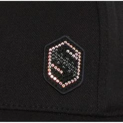 Samshield Women's Sadie Cap -Farm House Tack Sales Shop Samshield Sadie Black Front Detail