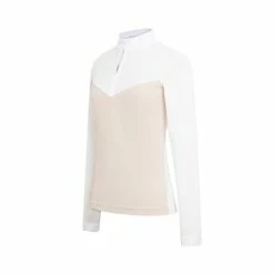 Samshield Women's Sidonie Long Sleeve Show Shirt -Farm House Tack Sales Shop Samshield Sidonie Powderpink Front