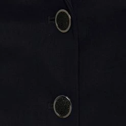 Samshield Womens Victorine Crystal Fabric Jacket 16 Samshield Womens Victorine Crystal Fabric Jacket -Farm House Tack Sales Shop Samshield Victorine Crystal Black Front Detail