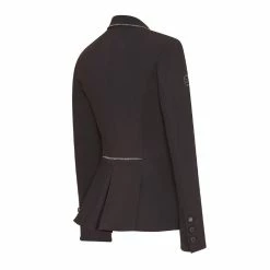 Samshield Womens Victorine Crystal Fabric Jacket 18 Samshield Womens Victorine Crystal Fabric Jacket -Farm House Tack Sales Shop Samshield Victorine Crystal Brown Back