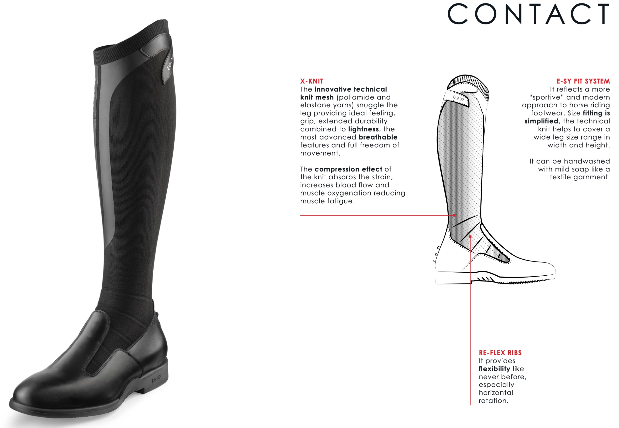 EGO 7 Contact Tall Boot 8 EGO 7 Contact Tall Boot - Image 8