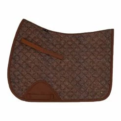 Sixteen Cypress Jumper Pad -Farm House Tack Sales Shop Sixteen.Cypress Jumper.Pad Herringbone.And .Cognac