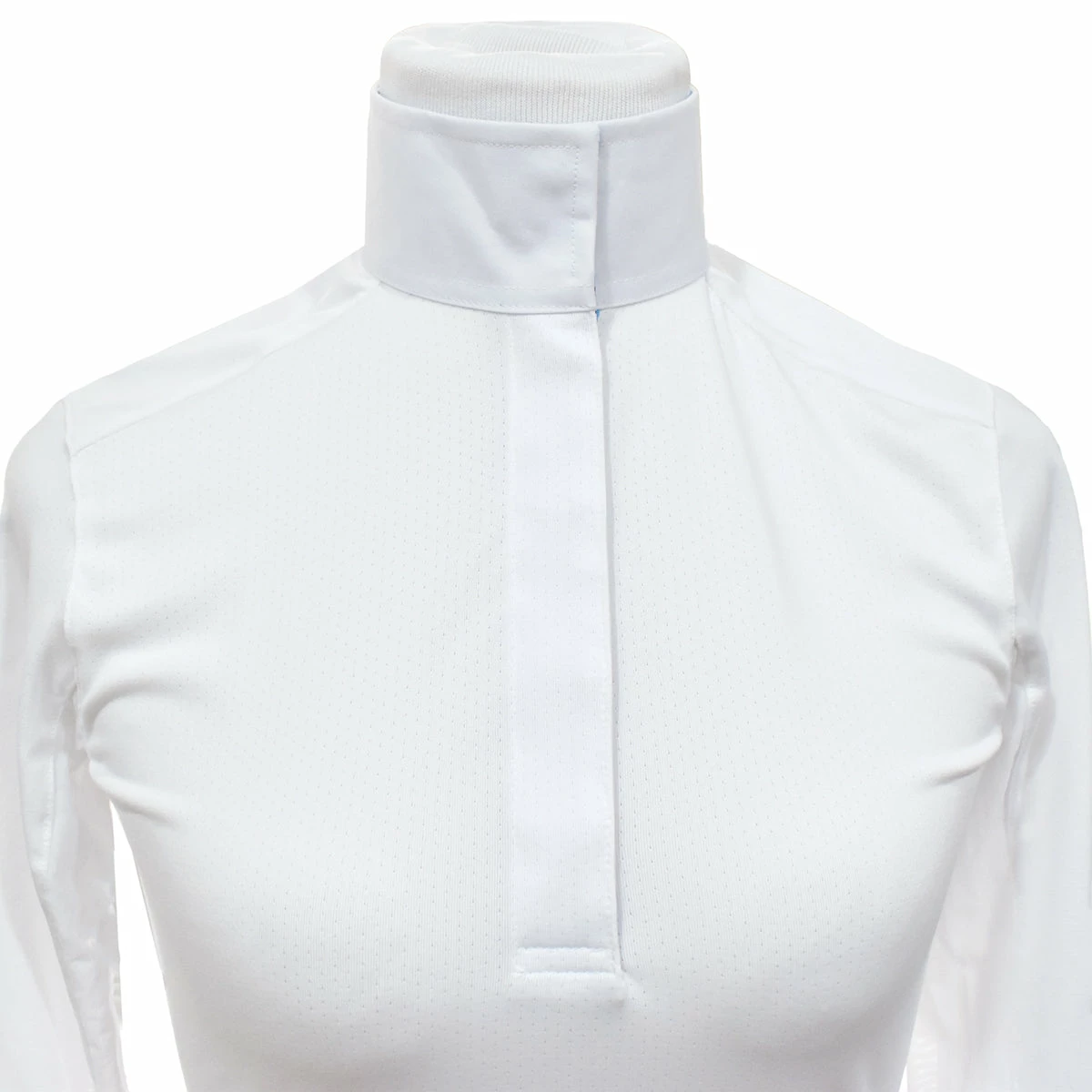 Essex Classics Ladies "Rosettes" Talent Yarn Straight Collar Long Sleeve Show Shirt 3 Essex Classics Ladies "Rosettes" Talent Yarn Straight Collar Long Sleeve Show Shirt - Image 3