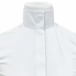 Essex Classics Ladies "Roosters" Talent Yarn Straight Collar Short Sleeve Show Shirt -Farm House Tack Sales Shop Straight.Collar Short.Sleeves Buttoned Wht 00 a0277595 d224 4b14 aee2 82a1b78320fb