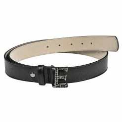 Equiline GrueG Fancy Leather Belt -Farm House Tack Sales Shop T11372 Grueg Fancy.Leather.Belt Equiline Black 01