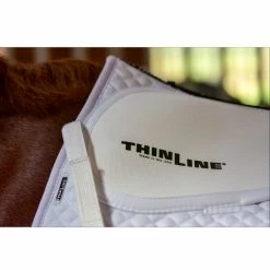 ThinLine Cotton Quilted Square Jumping Saddle Pad -Farm House Tack Sales Shop TL cot.quilt .square.jump .ap .saddle.pad white 2