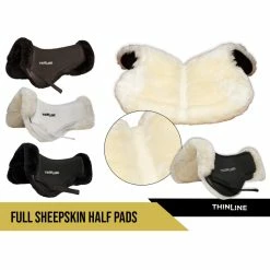 ThinLine Full Sheepskin Trifecta Half Pad 14 ThinLine Full Sheepskin Trifecta Half Pad -Farm House Tack Sales Shop TL full.sheepskin.trifecta.half .pad details