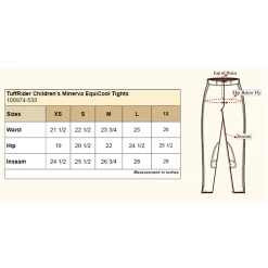 TuffRider Children's Minerva EquiCool Tights 69 TuffRider Children's Minerva EquiCool Tights -Farm House Tack Sales Shop TRminervatights