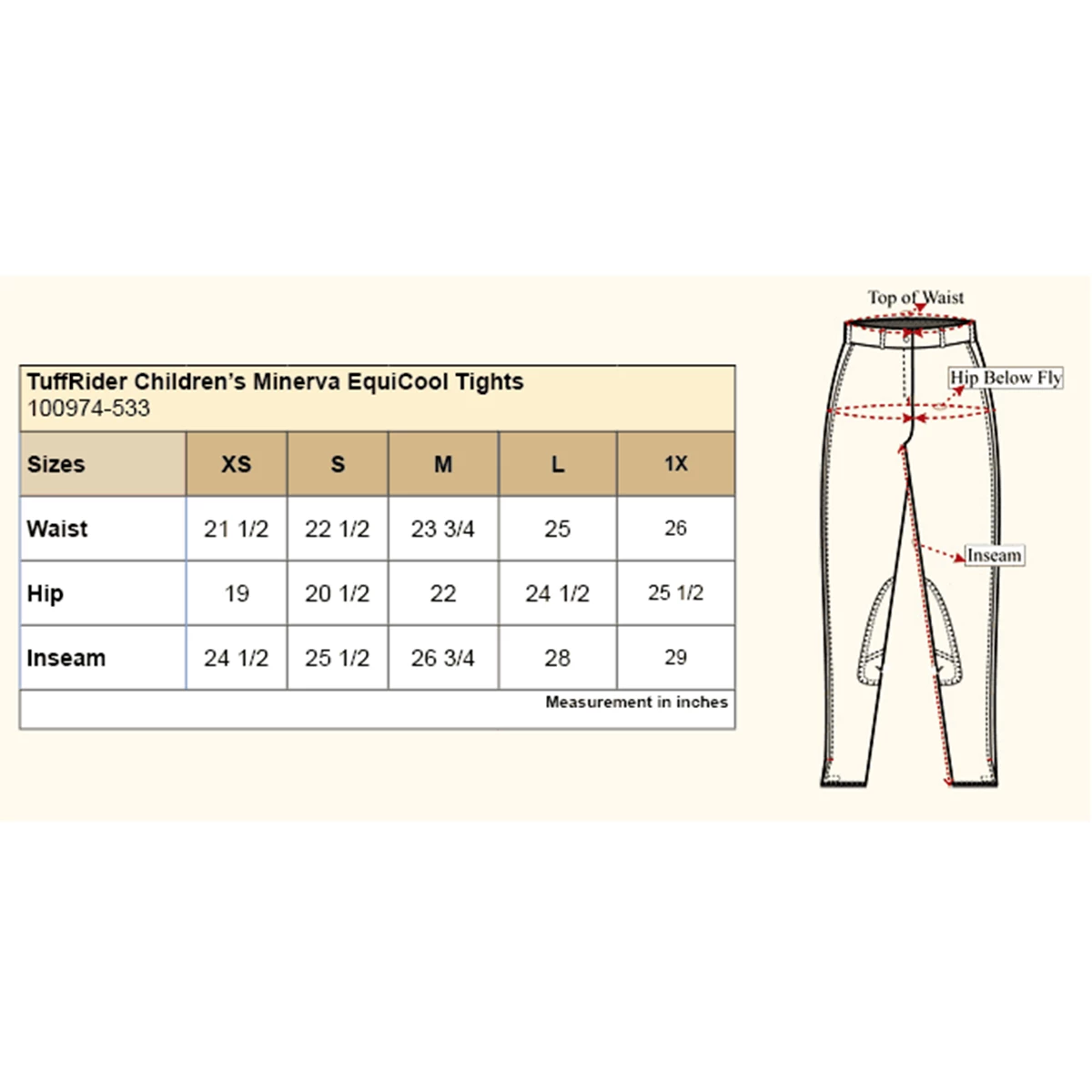 TuffRider Children's Minerva EquiCool Tights 35 TuffRider Children's Minerva EquiCool Tights - Image 35