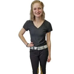 Tailored Sportsman Vintage Mid Rise Front Zip Breeches -Farm House Tack Sales Shop TSCharcoal