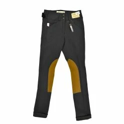 Tailored Sportsman Child's Front Zip Trophy Hunter Jodhpurs -Farm House Tack Sales Shop TS 3969 Blk Tan