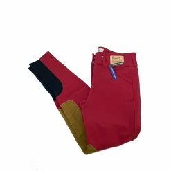 Tailored Sportsman Girls Sock Bottom Trophy Hunter Breeches -Farm House Tack Sales Shop TailoredSportsman bootsock CherrybombTan