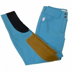 Tailored Sportsman Girls Sock Bottom Trophy Hunter Breeches -Farm House Tack Sales Shop TailoredSportsman bootsock SurferblueTancopy