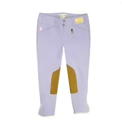 Tailored Sportsman Girls Sock Bottom Trophy Hunter Breeches -Farm House Tack Sales Shop Tailoredsportsman girls Lavender bootsockbreeches