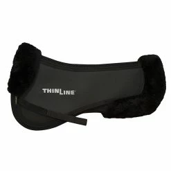 ThinLine Trifecta Half Pad With Sheepskin Rolls 19 ThinLine Trifecta Half Pad With Sheepskin Rolls -Farm House Tack Sales Shop ThinLine Trifecta black 60943.1587493857.1280.1280