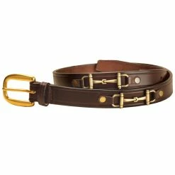 Tory Leather Bit Belt -Farm House Tack Sales Shop Tory 2198 HavanBitBelt