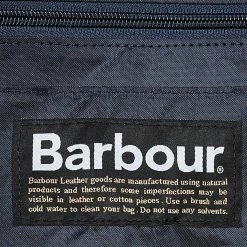 Barbour Essential Wax Holdall -Farm House Tack Sales Shop UBA0567NY91 Barbour Essential.Wax.Holdall Navy Label
