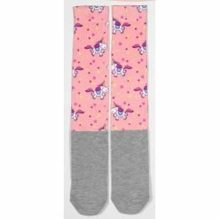 USG Happy Print Soft Socks -Farm House Tack Sales Shop US3000 KL.USG Happy.Print .Socks Magical.Unicorn Front