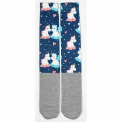 USG Happy Print Soft Socks -Farm House Tack Sales Shop US3000 KL.USG Happy.Print .Socks Pegasus.Unicorn Front