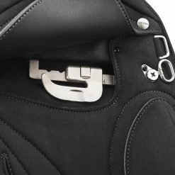 Wintec Pro Endurance Saddle With HART -Farm House Tack Sales Shop W ProEndurance AdjustableStirrupBar Blk