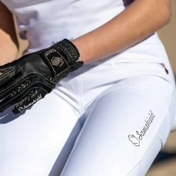 Samshield Women's Adele Knee Grip Breeches -Farm House Tack Sales Shop White 1