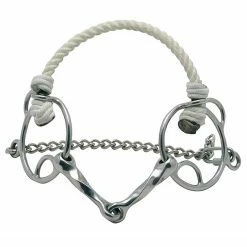 Metalab Single Joint Twisted Combination Bit With Rope Noseband