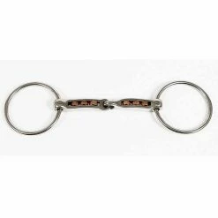 Metalab Mac-Genis Copper Rollers Loose Ring Snaffle Bit