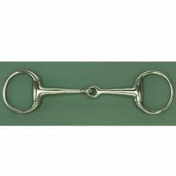 AlBaCon German Silver Dressage Eggbutt Bradoon 15mm Mouth