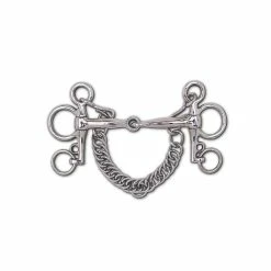 Toklat Stainless Steel Snaffle Tom Thumb Pelham - 3 3/4" Cheek