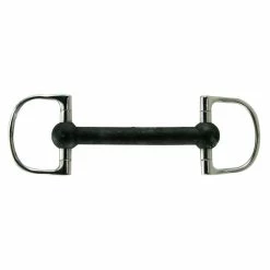 Coronet Rubber Mullen Mouth Dee Ring Bit