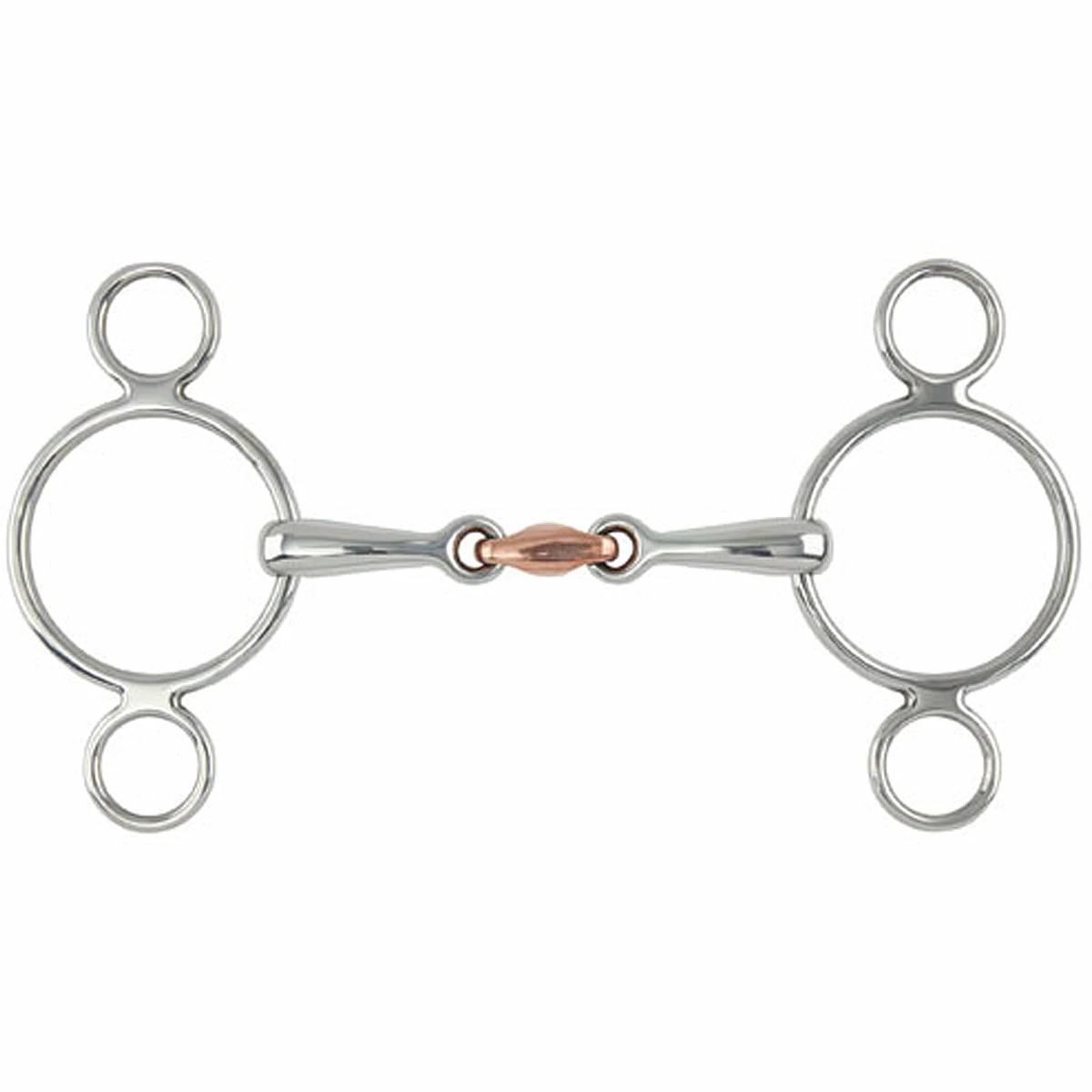Shires Two Ring Copper Lozenge Gag Bit 1 Shires Two Ring Copper Lozenge Gag Bit