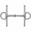 Toklat Stainless Steel Corkscrew Snaffle Full Cheek - 6 1/2" Cheek