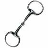 JP Korsteel Stainless Steel Heavyweight 19mm Solid Eggbutt Snaffle Bit