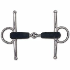 Toklat Soft Rubber Mouth Snaffle Full Cheek