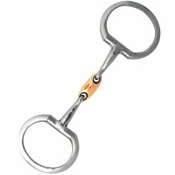 JP Korsteel Stainless Steel Copper Oval Link Eggbutt Snaffle Bit