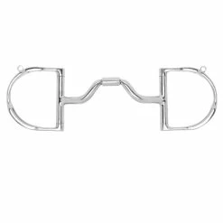 Myler 3 3/8" Medium Dee With Hooks With Low Medium Wide Ported Barrel Bit MB 33