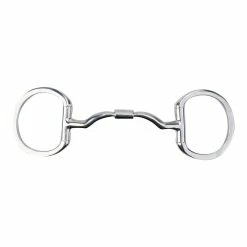 Toklat Myler Eggbutt Without Hooks With Wide Ported Barrel Snaffle MB 33WL