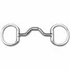 Myler Eggbutt Without Hooks With Stainless Steel Ported Barrel Snaffle MB 33