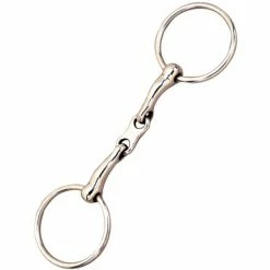 Korsteel Stainless Steel French Link Loose Ring Snaffle Bit