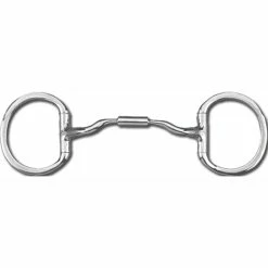 Toklat Myler Eggbutt Without Hooks With Stainless Steel Low Port Comfort Snaffle MB 04