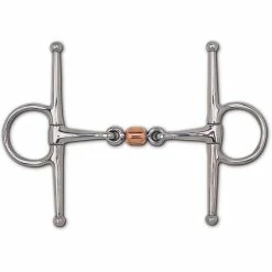 Toklat Full Cheek Copper Roller Snaffle Bit
