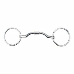 Myler Loose Ring With Low Wide Ported Barrel Bit MB 33 WL