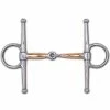 Toklat Copper Thin Mouth Snaffle Full Cheek Bit