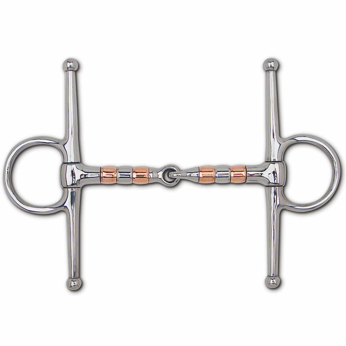 Toklat Full Cheek Roller Snaffle Bit 1 Toklat Full Cheek Roller Snaffle Bit